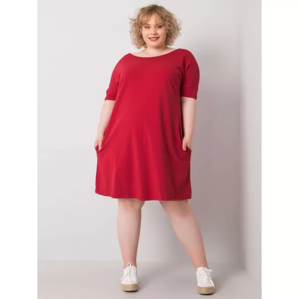  Obleka BASIC FEEL GOOD RV-SK-6639.02X BORDO 