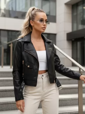 Ženska jakna DSTREET TY5648 ČRNA