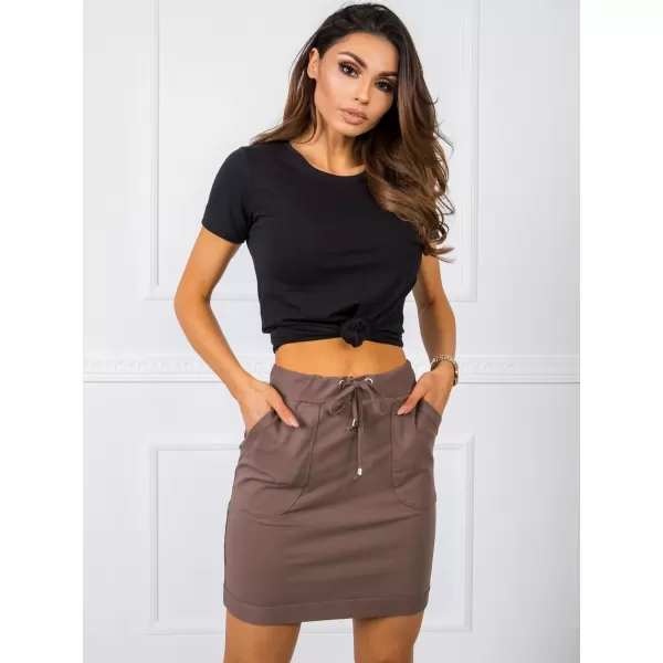  Žensko krilo BASIC FEEL GOOD RV-SD-3726-1.06 RJAVA 