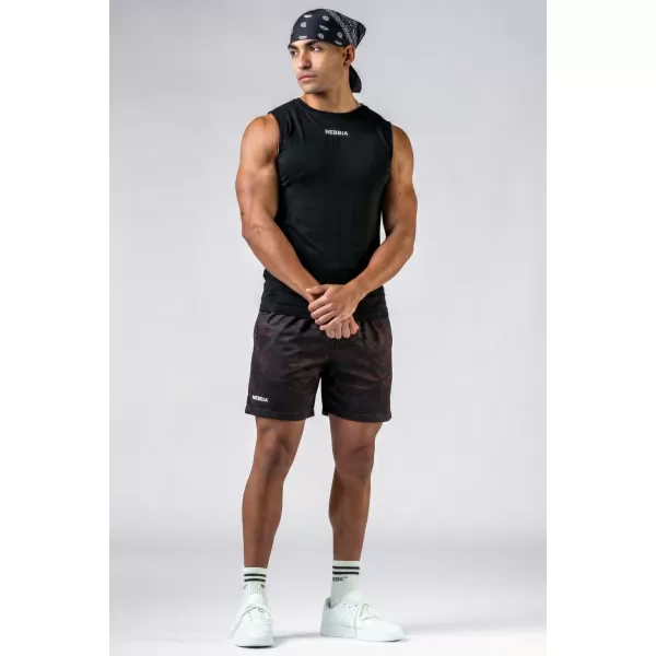  Kratke hlače za trening POWER 902 TEMNO RJAVE CAMO Nebbia 