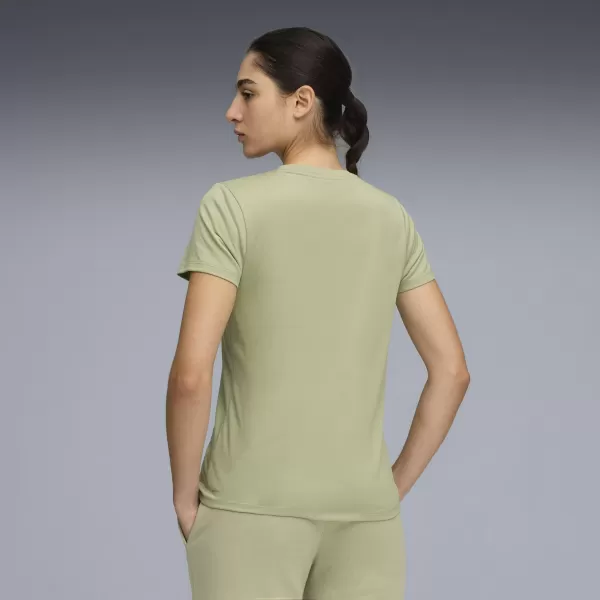  Ženska majica s kratkimi rokavi PUMA W TAD ESSENTIAL CREW TEE 527177-82 LUKS VOJSKA 