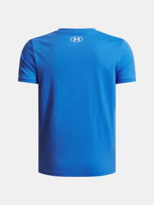 Fantovska majica s kratkimi rokavi UNDER ARMOUR UA B SPORTSTYLE LC SS 1389962-402 MODRA