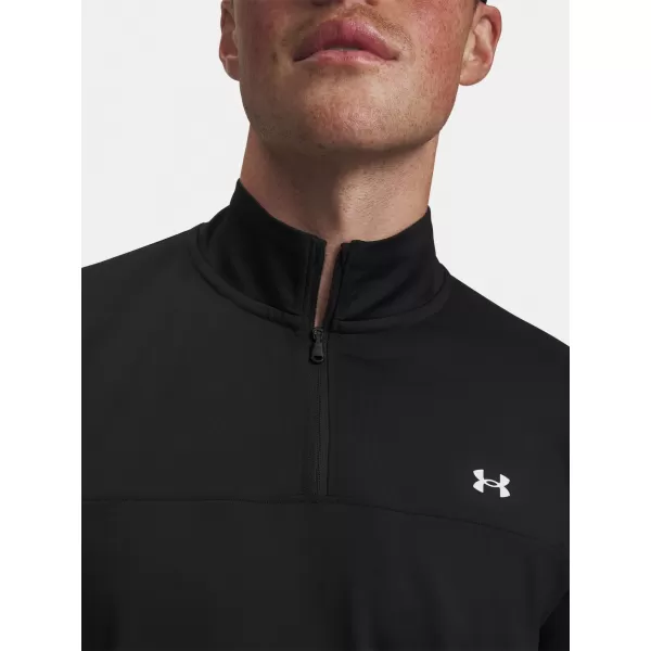  Moška majica s kratkimi rokavi UNDER ARMOUR T2G 1/4 ZIP 6010129-001 ČRNA 