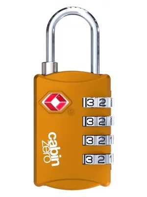 Zaklepanje CABINZERO TSA Travel Lock POMARANČNI HLAD