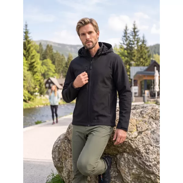  Moška softshell jakna ALTISPORT NoPrint NP/ALM845 ČRNA 