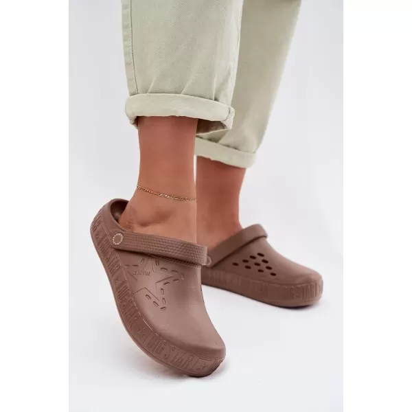  Ženski natikači BIG STAR TT274A085 BROWN/BEIGE Big Star Shoes 