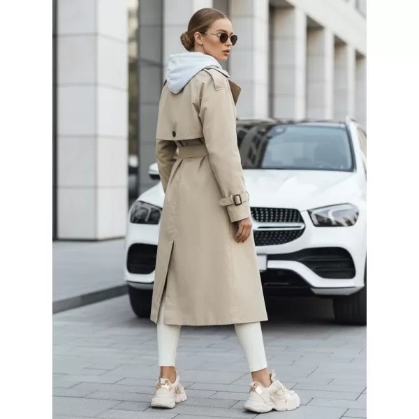  Ženski plašč DSTREET TY5353 BEŽ 