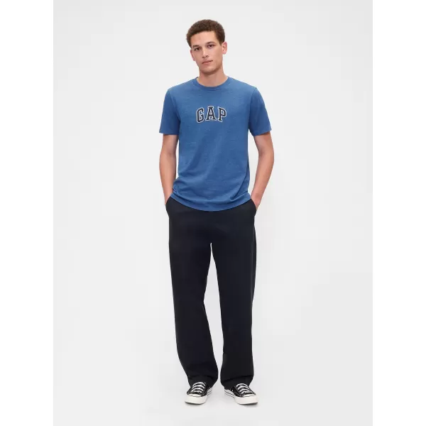  Moška majica s kratkimi rokavi GAP LOGO TEE 570044-45 SVETLO INDIGO 