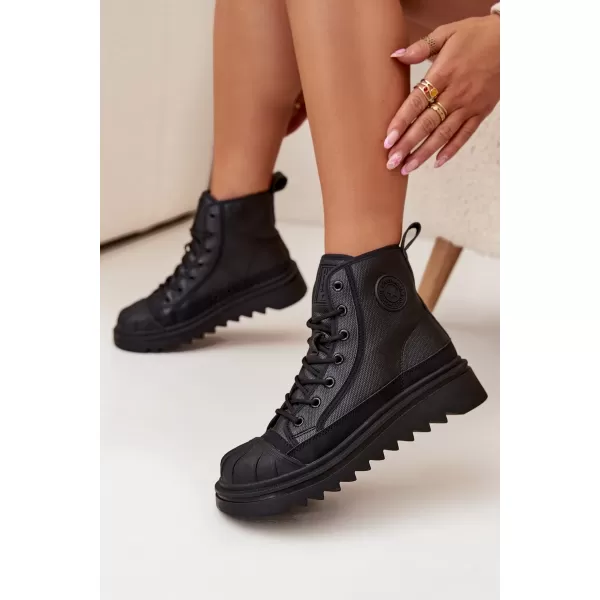  Ženske superge BIG STAR OO274A355 BLACK Big Star Shoes 