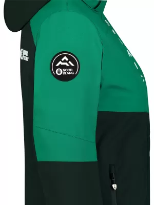 Ženska smučarska jakna NORDBLANC LILT NBWJL8302 TEMNO ZELENA