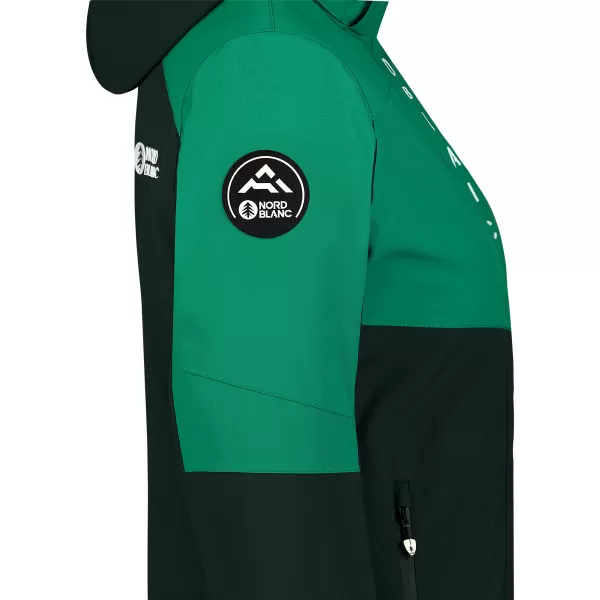  Ženska smučarska jakna NORDBLANC LILT NBWJL8302 TEMNO ZELENA 