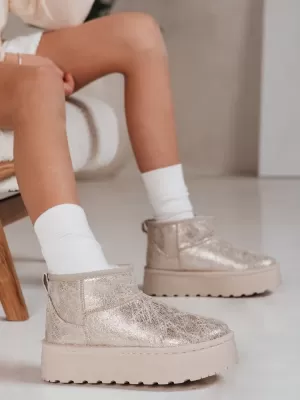 Ženski čevlji DSTREET ZY1293 BEŽ