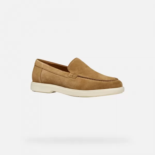  Moški mokasini GEOX SPHERICA EC17 G014396 RJAVA 