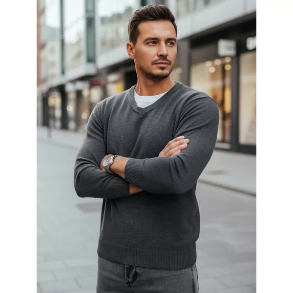 Moški pulover DSTREET WX2316 SVETLO SIVA 