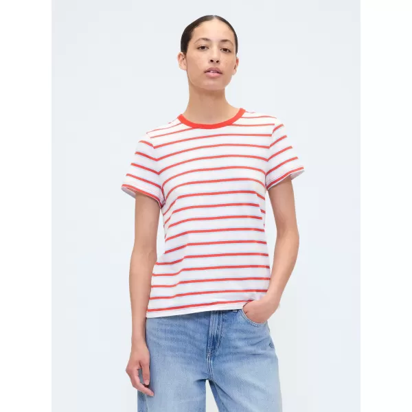  Ženska majica s kratkimi rokavi GAP CLASSIC LOGO TEE 781803-00 AMERICANA 