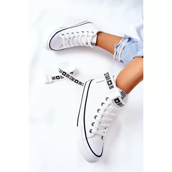  Ženske superge BIG STAR GG274027 WHITE Big Star Shoes 
