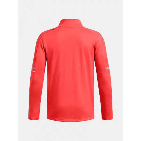  Fantovska majica s kratkimi rokavi UNDER ARMOUR TECH UTILITY 1/4 ZIP 1390029-847 ORANŽNA 