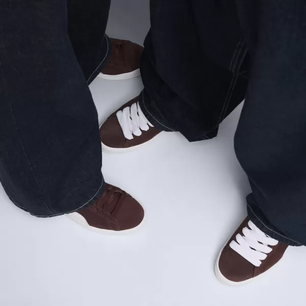  Škornji PUMA SUEDE CLASSIC 399781_34 CHOCOLATE BROWN/ ČOKOLADNO RJAVA/PUMA BELA 