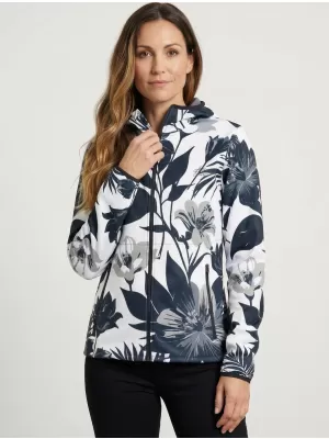 Ženska vrhunska softshell jakna ALTISPORT VOJ/ALW115JACK01 ČRNO/BELO
