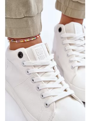 Ženske superge BIG STAR LL274002 WHITE Big Star Shoes