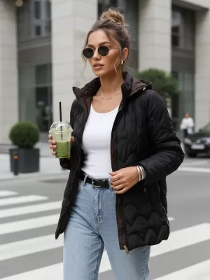 Ženska jakna DSTREET TY5625 ČRNA
