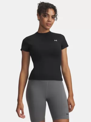 Ženska majica s kratkimi rokavi UNDER ARMOUR MOTION FITTED SS EMEA 6012291-001 ČRNA