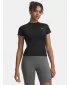 Ženska majica s kratkimi rokavi UNDER ARMOUR MOTION FITTED SS EMEA 6012291-001 ČRNA