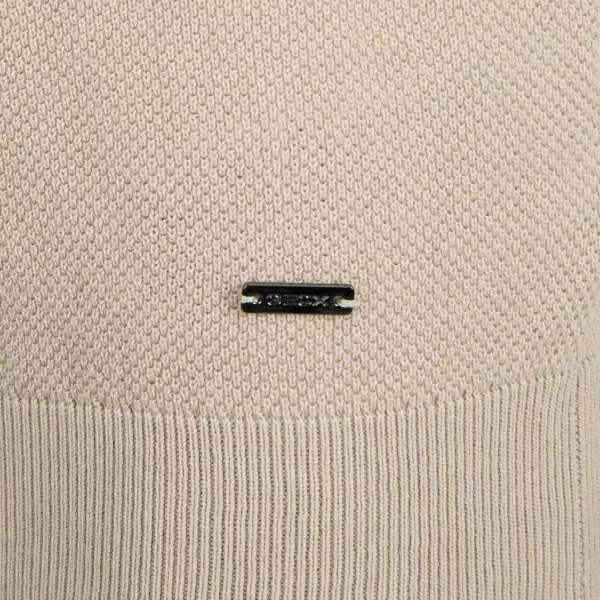  Moška majica s kratkimi rokavi GEOX KNIT G012316 BEŽ 