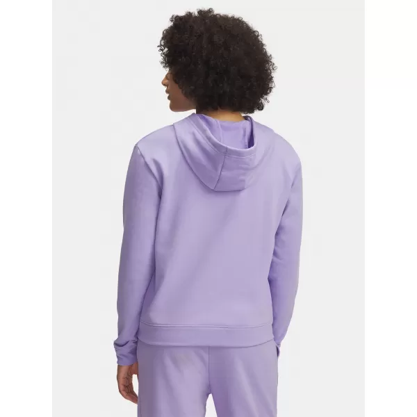  Ženski pulover UNDER ARMOUR UA RIVAL TERRY HOODIE 6005511-538 VIJOLIČNA 
