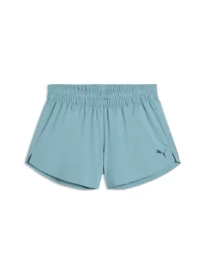 Ženske kratke hlače PUMA TAD ESSENTIAL 3" WOVEN SHORT 525903_99 MODRA BALTSKEGA MORJA