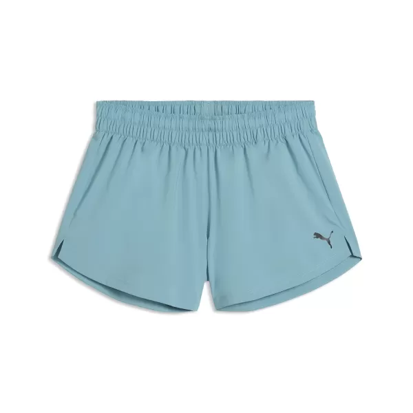  Ženske kratke hlače PUMA TAD ESSENTIAL 3" WOVEN SHORT 525903_99 MODRA BALTSKEGA MORJA 