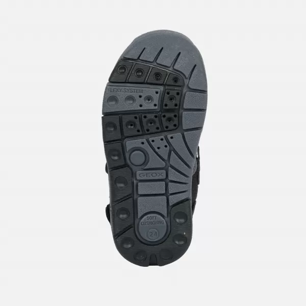  Sandale za fante GEOX MULTY B650FA05014C9999 ČRNA 