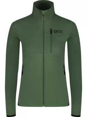 Ženski powerfleece pulover NORDBLANC SEDGE NBWFL8291 ZELENA