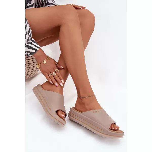  Ženski natikači BIG STAR SS274424 BEIGE Big Star Shoes 
