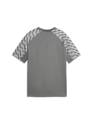 Otroška majica s kratkimi rokavi PUMA TEAMLIGA26 JERSEY JR 659723_13 FLAT MEDIUM GRAY/ RAVNO SREDNJE SIVA/PUMA BELA