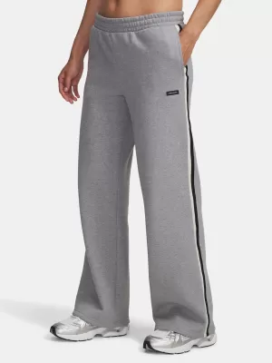Ženske športne hlače UNDER ARMOUR ICON HWT FLC PUDDLE PANT 6004851-011 SIVA