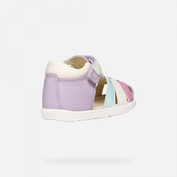  Prvi koraki deklet GEOX SANDAL MACCHIA B254WB08502C8888 VIJOLIČNA 