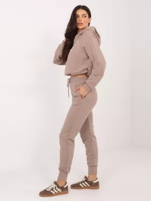 Ženski komplet BASIC FEEL GOOD RV-KMPL-5757.68 TEMNO BEŽ