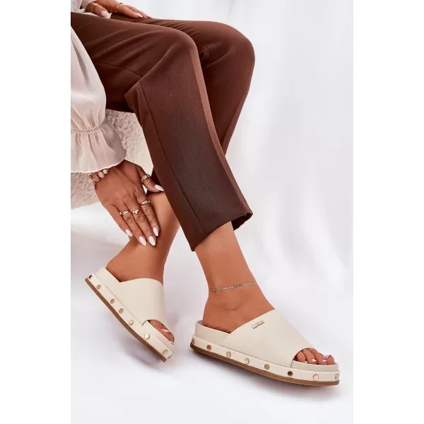  Ženski čevlji BIG STAR NN274A746 BEIGE Big Star Shoes 