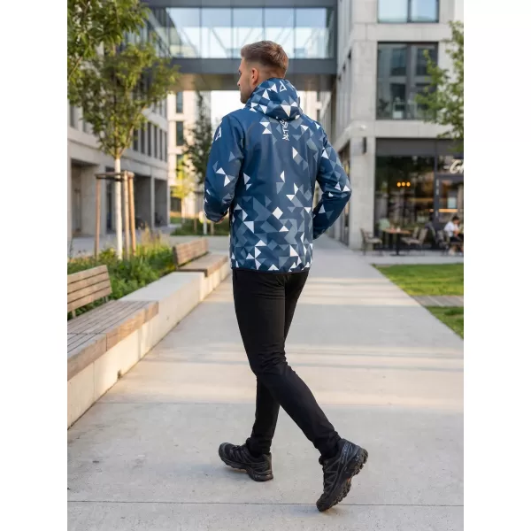  Moška vrhunska softshell jakna ALTISPORT VOJ/ALM108JACK01 MORNARSKO MODRA/BELA 