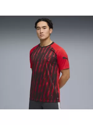 Moška funkcionalna majica PUMA INDIVIDUALLIGA GRAPH JERSEY 660578_01 PUMA RDEČA/PUMA BELA