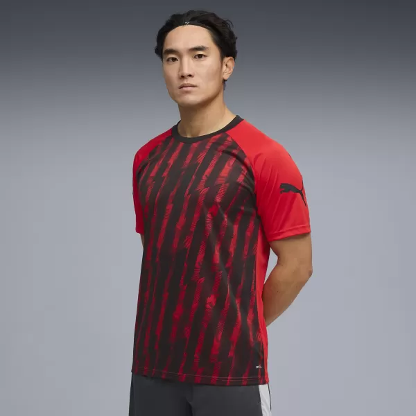  Moška funkcionalna majica PUMA INDIVIDUALLIGA GRAPH JERSEY 660578_01 PUMA RDEČA/PUMA BELA 
