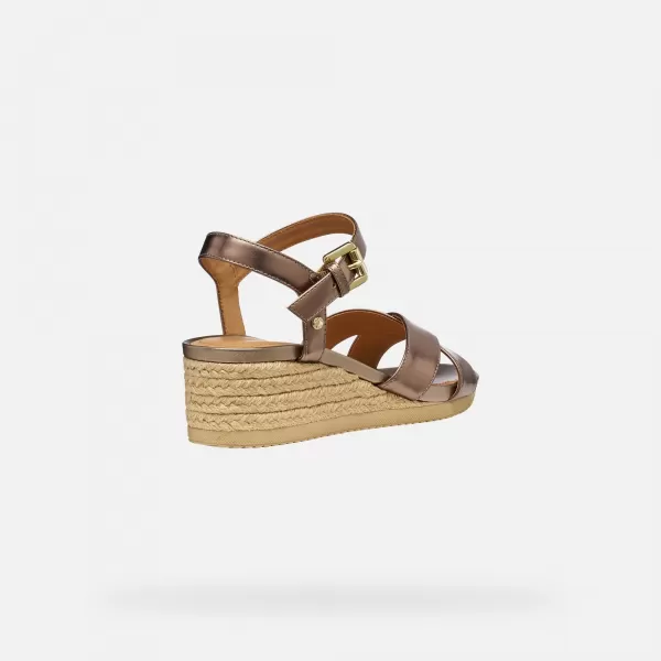  Ženske sandale GEOX ISCHIA CORDA G012728 BEŽ 