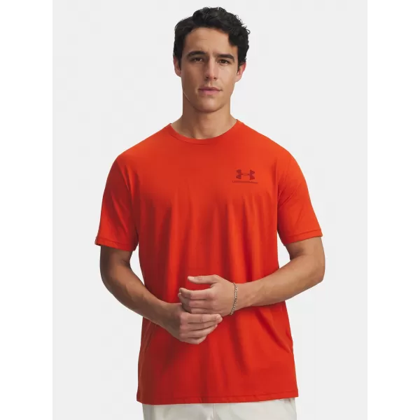  Moška majica s kratkimi rokavi UNDER ARMOUR UA M SPORTSTYLE LC SS 1326799-842 ORANŽNA 