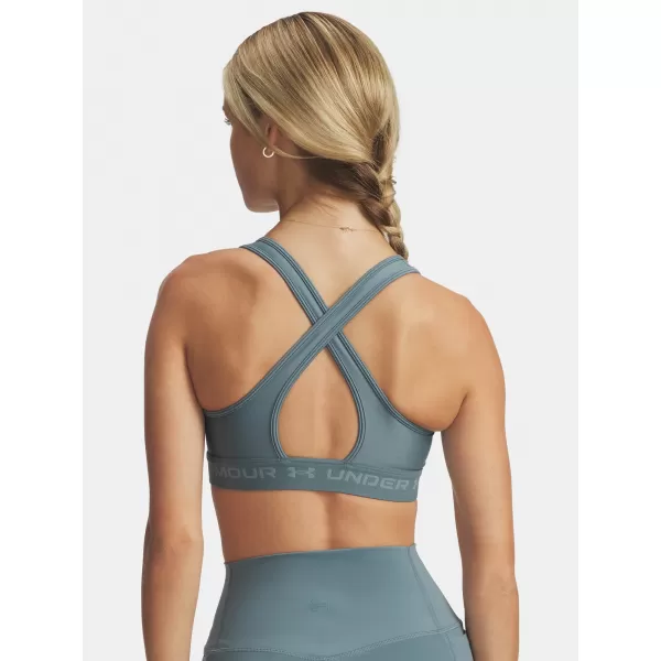  Ženski nedrček UNDER ARMOUR CROSSBACK MID BRA 1361034-587 MODRA 