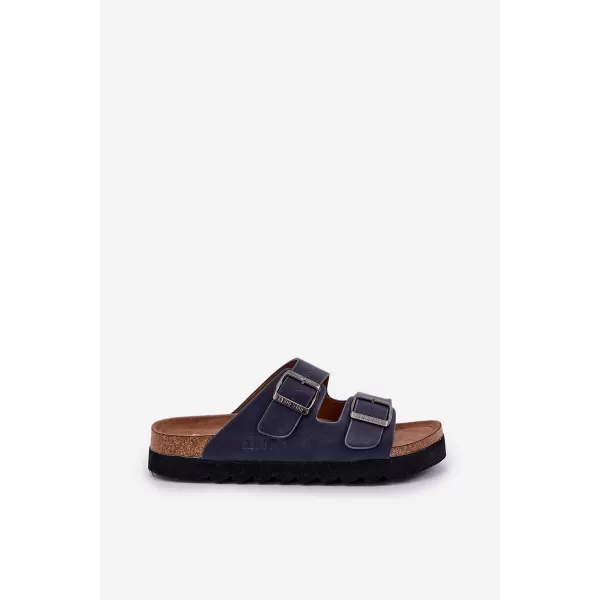 Moški natikači BIG STAR NN174530 MODRI Big Star Shoes 