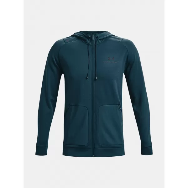  Moški pulover UNDER ARMOUR RUSH ALL PURPOSE FZ HD MODRA 
