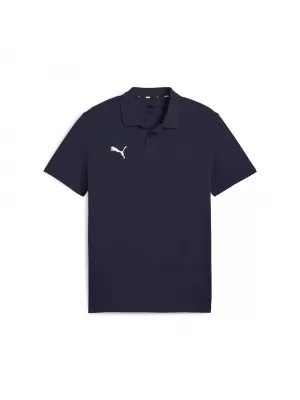 Moška majica s kratkimi rokavi z ovratnikom PUMA TEAMGOAL CASUALS POLO 658605_06 PUMA MORNARSKO MODRA/PUMA BELA