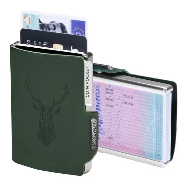  Denarnica MONDRAGHI Silhouette Modern Deer ZELENA 