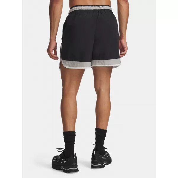  Moške kratke hlače UNDER ARMOUR UA ICON WOVEN TRACK SHORTS 6009350-001 ČRNA 